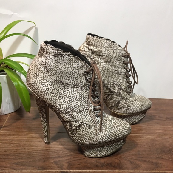 TOPSHOP Animal Print Shoes - Picture 2 of 6